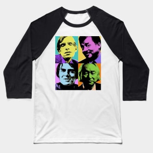 The Fab Four Physicists Baseball T-Shirt
